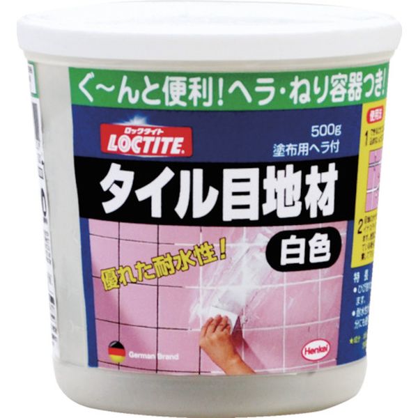 【メーカー在庫あり】 DTM500 ヘンケルジャパン(株) LOCTITE タイル目地材 白色 500g DTM-500 JP店