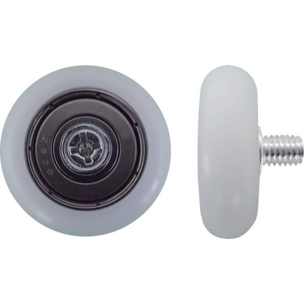 ・精密ベアリングを内蔵した樹脂成形ベアリングです。・外周部が鉄に比べ、騒音・振動吸収効果があります。・ガイドローラー、戸車、押さえ用・振れ止め用ローラー。・ベアリング：696ZZ・外径(mm)：22・幅(mm)：7・目安荷重(N)：150・寸法(mm)R：5・ローラーねじ寸法：M6×1.00・ねじ長さ(mm)：8・つば厚(mm)：1.0・六角穴(mm)：2.5・ベアリング精度等級：JIS B 1514 0級・使用温度範囲：-20〜80℃・締付部：十字溝ボルトタイプ・樹脂成形ベアリング(JISベアリング内蔵製品)・ベアリング:スチール・外周部:ポリアセタール樹脂(POM)・ボルト部:スチール(表面処理:三価クロメートメッキ)・目安荷重値のため保証する値ではありません。・生産国 日本・JANコード 4571242822133・質量 8.700g・コード：331-2101 ・品目：EO0622BEO-0622-B楽天 JP店　