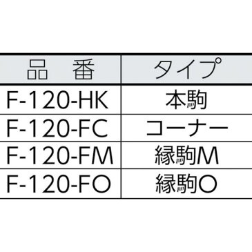 【メーカー在庫あり】 F120FM 山崎産業(株) コンドル （屋外用マット）エバックライナーハードマット 縁駒M 緑 F-120-FM JP