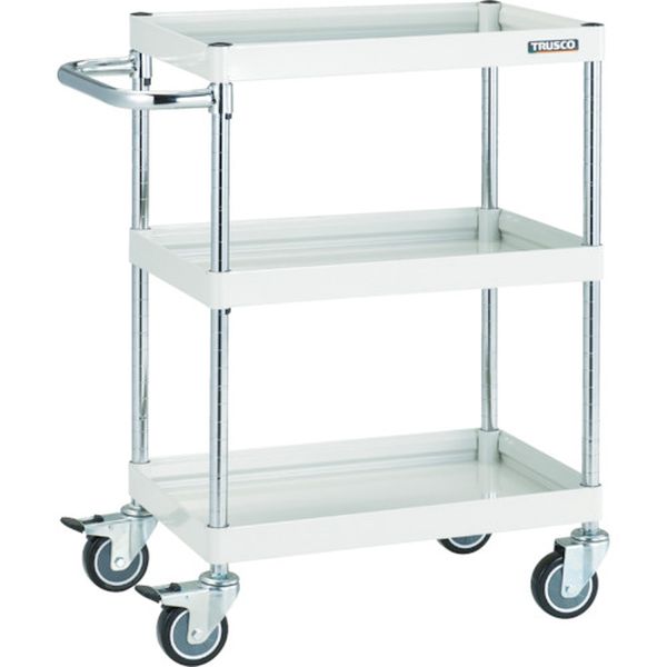 【メーカー在庫あり】 FAW963UW ツールワゴン ファルコンワゴン 600×400 ウレタン車輪 ホワイト FAW-96..