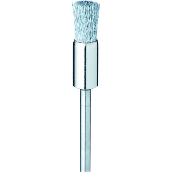 ・耐熱性、耐摩耗性、耐久性に優れた金属線材です。・毛材：スチール・外径(mm)：8・幅(mm)：8・毛丈(mm)：10・軸長(mm)：45・軸径(mm)：3.0・全長(mm)：55・線径(mm)：0.1・最高使用回転数(rpm)：10000・形状：エンド型・適合素材：工具鋼、合金鋼、一般鋼、ステンレス、アルミニウム、銅・生産国 日本・JANコード 4571130887107・質量 48g・コード：499-3624 ・品目：FC4512FC4512楽天 JP店　