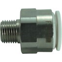 【メーカー在庫あり】 FS1001MW 千代田通商(株) チヨダ ファイブSUSメイルコネクタ 白 10mm・R1/8 FS10-01MW JP店