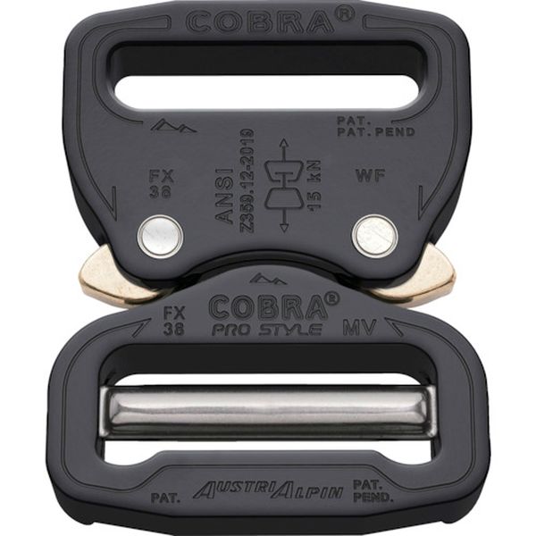 Rakuten - 【メーカー在庫あり】 AUSTRIALPIN社 ALPIN COBRAプロスタイルANSI バックル 38MM ブラック VF FX38KVF JP店