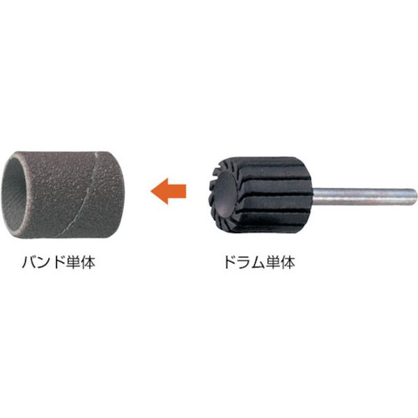 株式会社ヒロチー商事 楽天市場店の【メーカー在庫あり】 トラスコ中山(株) TRUSCO バンド 12×20mm (1Pk(袋)＝10個入)＃150 150＃ GP1220B JP店｜アングル2