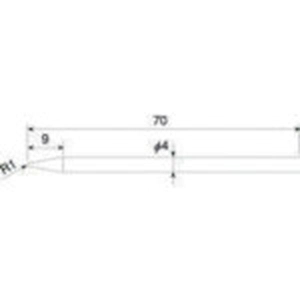 ・B型・H-250/252ハンダゴテの交換用に。・適合コテ：H-250・先端1.0mm・銅・生産国 日本・JANコード 4962772032541・質量 7g・コード：305-9189 ・品目：H254H-254楽天 JP店