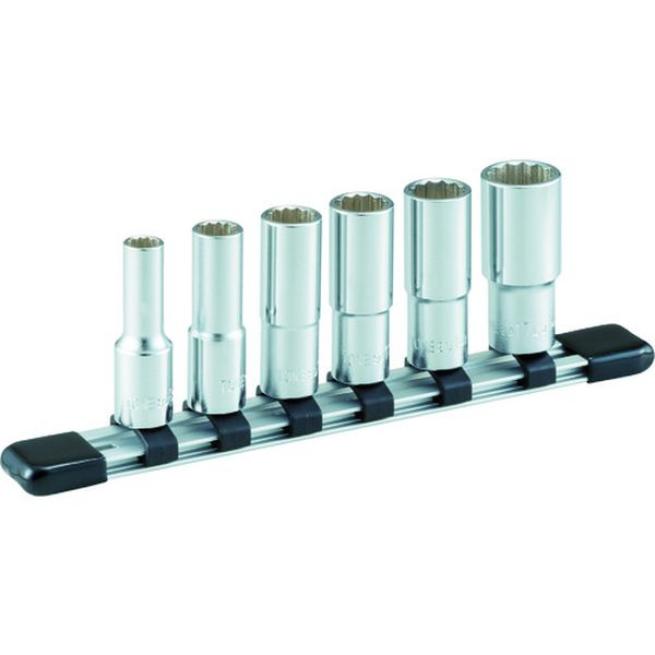 【メーカー在庫あり】 TONE(株) TONE ディープソケットセット(12角・ホルダー付) 6pcs HDL306 JP店