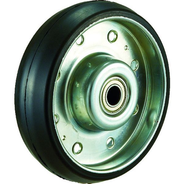 【メーカー在庫あり】 HTW100 トラスコ中山(株) TRUSCO キャスター ハイテンプレス製ゴム車輪のみ φ100 HTW-100 JP店