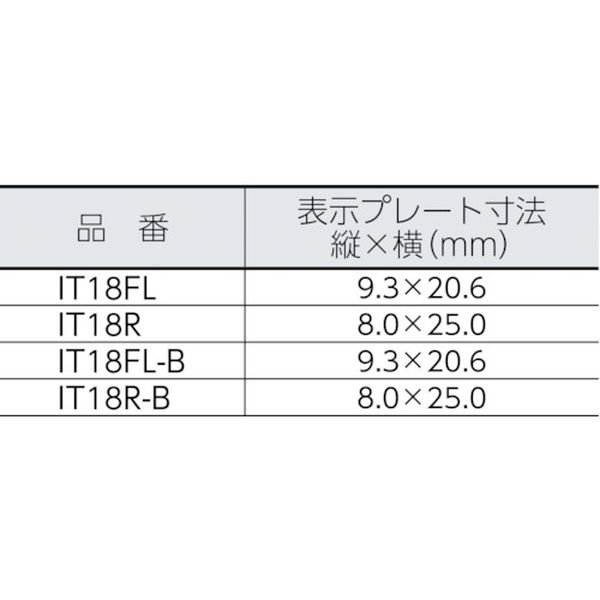 株式会社ヒロチー商事 楽天市場店の【メーカー在庫あり】 IT18RB ヘラマンタイトン(株) ヘラマンタイトン マーキングタイ (100本入) IT18R-B JP店｜アングル2