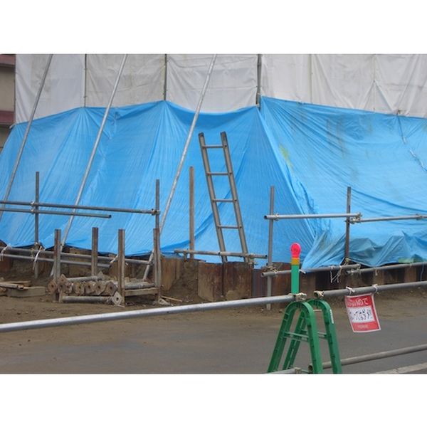 【メーカー在庫あり】 萩原工業(株) 萩原 Jブルークロス(養生シート) 1.81m×50m JC...