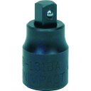 【メーカー在庫あり】 JHWMB131BA 1/4ドライブ 1/4M×3/8F アダプター インダストリア JHWMB-131BA JP店