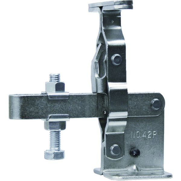 【メーカー在庫あり】 KC42P 大阪角田興業(株) 角田 ハンドル縦型トグルクランプ(下方押え型) No.42P ..