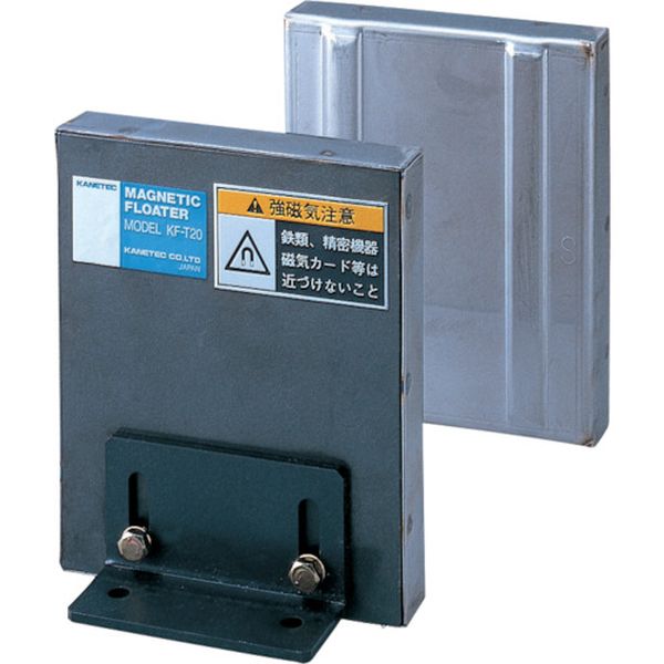 ・厚さ20mmの薄型です。・標準タイプの鉄板分離器と比べて薄型コンパクトなので、特に狭い場所での裾え付けに適しています。・マグネット部が薄型です。・対面した磁極面上の2本のレール状磁石により、積層した鉄板をに容易に分離します。・密着した鉄板の分離に。・鉄板の搬出に。・表面磁束密度(T)：0.1・幅(mm)：102・奥行(mm)：51.5・高さ(mm)：87・b(mm)：50・h(mm)：40・h'(mm)：15・t(mm)：1.5・マグネット:フェライト磁石・L形金具×2個・取付ネジ(M5)×4個・生産国 日本・JANコード 4544554405363・質量 2.200kg・コード：406-3473 ・品目：KFT10KF-T10楽天 JP店