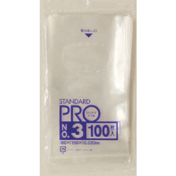【メーカー在庫あり】 日本サニパック(株) サニパック スタンダードポリ袋3号(0.03mm) L03 JP店