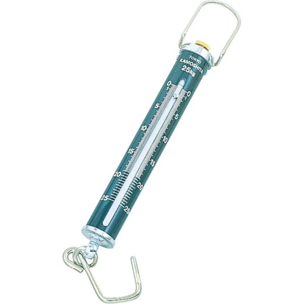 ・25kg用バネばかりです。・鋼製巻尺精密測定用補助具に。・鋼製巻尺の張力を一定に保つ為の25kg用バネばかり。・品名：巻尺用張力バランサー・取り付け可能幅(mm)：20〜55・0〜20kg：200g単位、20〜25kg：500g単位・ネジ固定・本体：アルミ・フック・ハンドル：スチール・0点調整ネジ：真鍮・生産国 日本・JANコード 4975364035523・質量 330g・コード：813-4572 ・品目：MBARANSM-BARANS楽天 JP店　