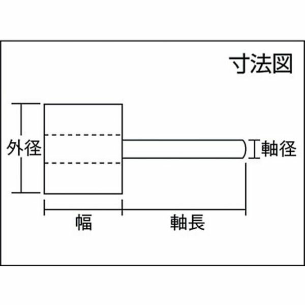【メーカー在庫あり】 MF2010100 (株)イチグチ AC マイクロフラップ 軸径3mm ＃100 外径20×幅10×軸長30 10個入り MF2010-100 JP店