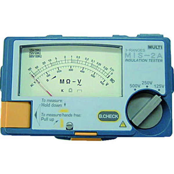 【メーカー在庫あり】 MIS2A マルチ計測器(株) マルチ アナログ絶縁抵抗計 MIS-2A JP店
