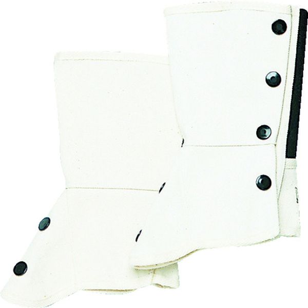 ・甲部にずりあがり防止バンド付の脚絆(きゃはん)です。・ズボンの裾の巻き込み防止。・鉄鋼業、造船業など。・色：ホワイト・サイズ：L・全長(cm)：22・厚さ(mm)：1.1・タイプ：ホック式・足周り(cm)：37.5・帆布・生産国 中国・JANコード 4979058239228・質量 188g・コード：416-9948 ・品目：ML1201HLML-1201H-L楽天 JP店　