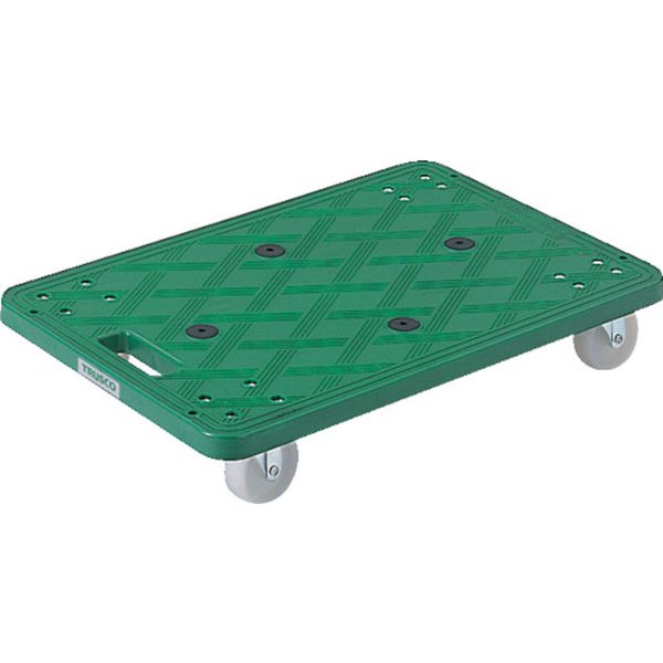 【メーカー在庫あり】 MP600J トラスコ中山(株) TRUSCO 樹脂製平台車 ルートバン 400X600 オール自在 ..