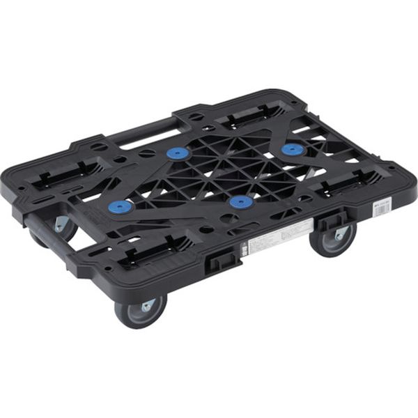 【メーカー在庫あり】 MPK500JBK 樹脂製平台車 ルートバンメッシュタイプ 515X385 オール自在 黒 MPK-5..