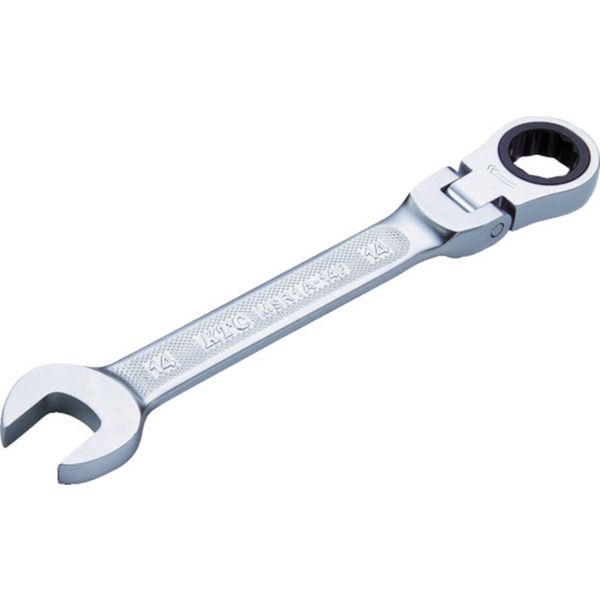 【メーカー在庫あり】 MSR1A17F 京都機械工具(株) KTC ラチェットコンビネーションレンチ(首振りタイプ..