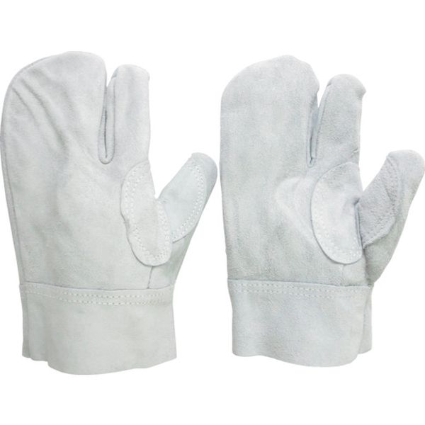 Leather Gloves - 【メーカー在庫あり】 MT1063PTAN ミドリ安全(株) ミドリ安全 溶接用 牛床革手袋 3本指 MT-106-3P短 MT-106-3P-TAN JP店