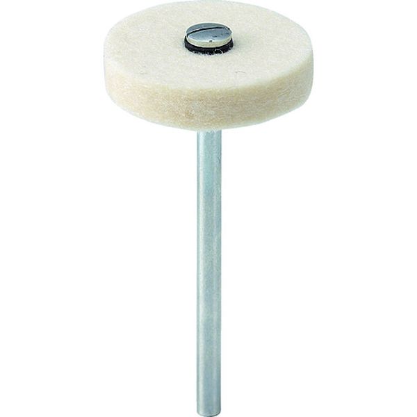 【メーカー在庫あり】 NM25F トラスコ中山(株) TRUSCO ナイロンミニホイール フェルト Φ25X軸径3 1Pk(箱)25枚 NM25-F JP店