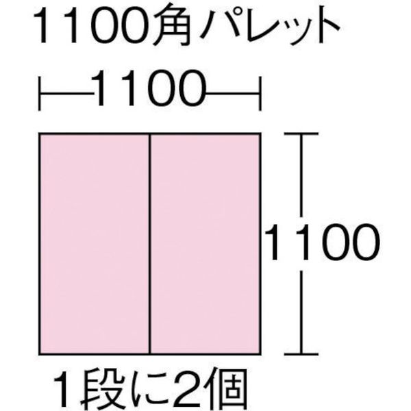 【メーカー在庫あり】 NO1300 メッシュコンテナ 130316 プラスケットNo.1300本体11...