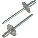 【メーカー在庫あり】 (株)ロブテックス エビ ラージフランジブラインドリベット(150本入) アルミ/スティール NSA5-4LFEB JP(4)