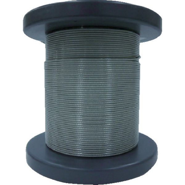 【メーカー在庫あり】 NSB10012050M SUSワイヤロープ1.00/1.20mm 7×7 50m巻コート付(クリアー) NSB100-120-50M J...