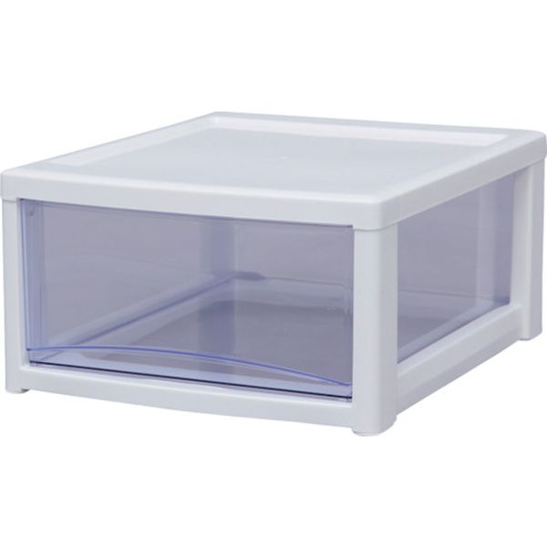 Mini Chest - 【メーカー在庫あり】 SCE010BL 221246 スーパークリアチェスト ホワイト/クリアブルー 1段タイプ SCE-010-BL JP店