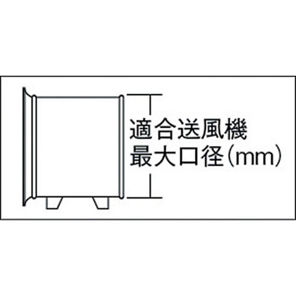 株式会社ヒロチー商事 楽天市場店の【メーカー在庫あり】 SJFD420S (株)スイデン スイデン 送風機用スタンダードダクト 420mm 5m SJFD-420S JP店｜アングル3