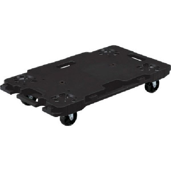 【メーカー在庫あり】 SK6839BK 三甲(株) サンコー 樹脂製平台車 802462 サンキャ...