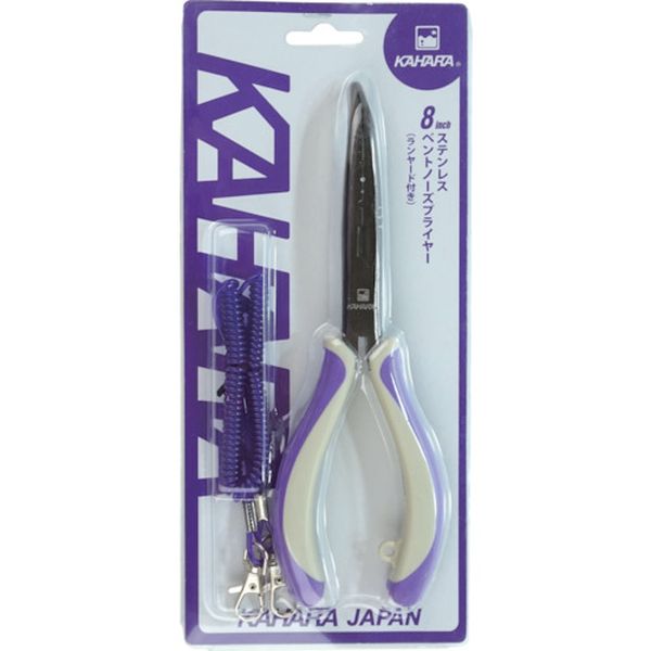 【メーカー在庫あり】 カハラジャパン(株) KAHARA カハラ 8inchステンレスベントノーズプライヤー SP80BN JP店