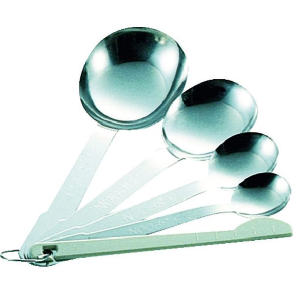 【メーカー在庫あり】 STS4 スギコ産業(株) スギコ 18-0計量スプーンセツト 4本組 STS-4 JP店(4.0)