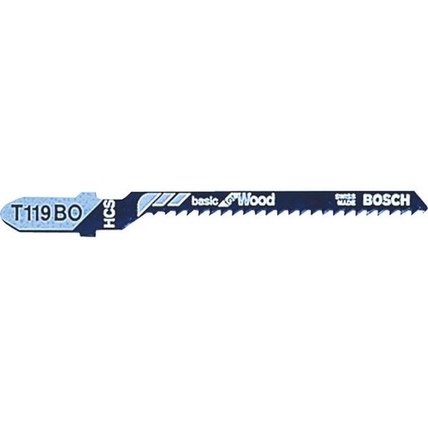 【メーカー在庫あり】 T119B0 ボッシュ(株) ボッシュ ジグソーブレード 炭素工具鋼 木工 曲線切り用 T-119BO T-119B0 JP店