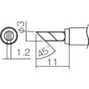 【メーカー在庫あり】 T12KU 白光(株) 白光 こて先 KU型 T12-KU JP店