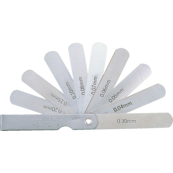 【メーカー在庫あり】 トラスコ中山(株) TRUSCO シクネスゲージ 幅12.7 長さ150 範囲0.10〜1.00 T150MH JP店