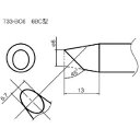 【メーカー在庫あり】 T33BC6 白光(株) 白光 ステーション型はんだこて用交換こて先 6BC型 T33-BC6 JP店