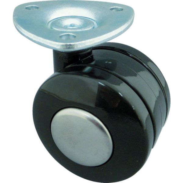 【メーカー在庫あり】 (株)東信製作所 トーシン プレート式双輪キャスター 50径 自在 T50-P JP