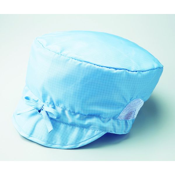 Hats - 【メーカー在庫あり】 TCGCFB トラスコ中山(株) TRUSCO 制電子グリッド仕様キャップ 深型 ブルー フリーサイズ TCGCF-B JP店