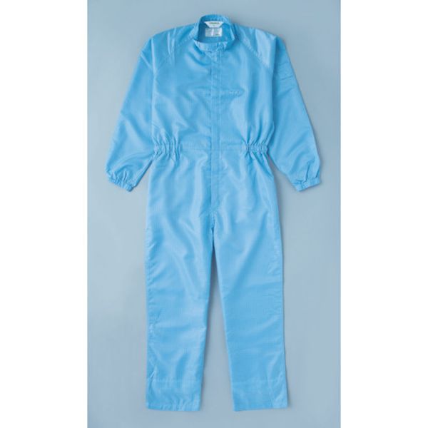 【メーカー在庫あり】 TCOGB3L トラスコ中山(株) TRUSCO 制電糸グリッド仕様フード無つなぎ服 ブルー 3L TCOG-B-3L JP店