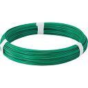 【メーカー在庫あり】 TCW12GN カラー針金 ビニール被覆タイプ グリーン #18 線径1.2mm 1kg TCW-12GN JP店
