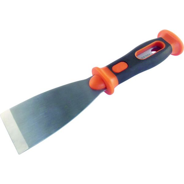 【メーカー在庫あり】 TDHS4 トラスコ中山(株) TRUSCO ステンレスハンマーへらTPR樹脂柄 直刃50mm TDHS..