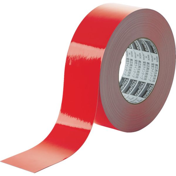 【メーカー在庫あり】 トラスコ中山(株) TRUSCO 蛍光ラインテープ50mmx33m レッド TLK-5033R JP