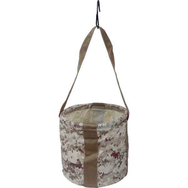 【メーカー在庫あり】 トラスコ中山(株) TRUSCO マルチポケット迷彩電工バケツ 270ΦXH280 AT付 TMBD-270-AT JP