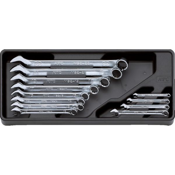 【メーカー在庫あり】 京都機械工具(株) KTC コンビネーションレンチセット［10本組］ TMS210 JP店