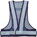 【メーカー在庫あり】 TMVBS トラスコ中山(株) TRUSCO メッシュ安全ベスト 紺*シルバー TMV-BS JP店