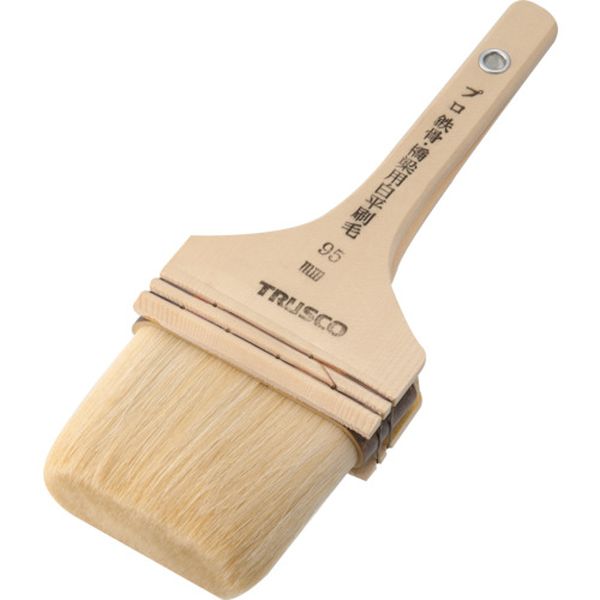 ・鉄骨面や橋梁の塗装用に優れています。・良質な毛材を使用し、職人の技によって作られた国産刷毛です。・油性塗料。・鉄骨、橋梁、鉄扉などの塗装用。・刷毛幅(mm)：95・毛丈(mm)：66・玉厚(mm)：27・全長(mm)：262・毛:山羊・馬毛・柄:木・生産国 日本・JANコード 4989999416077・質量 172g・コード：254-7783 ・品目：TPB115TPB-115楽天 JP店　