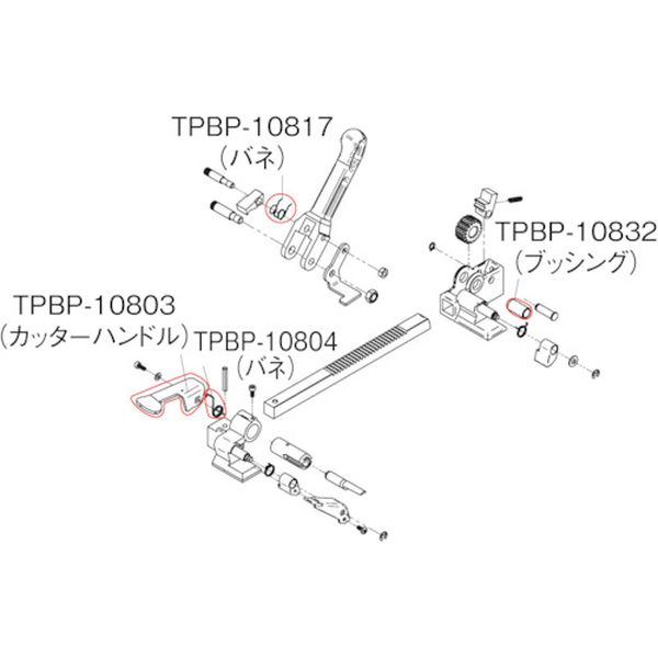 【メーカー在庫あり】 TPBP10832 トラスコ中山(株) TRUSCO 荷造機 PPバンド用 NO.3...