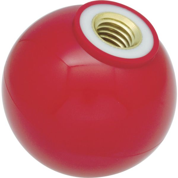 【メーカー在庫あり】 トラスコ中山(株) TRUSCO 樹脂製握り玉 金具付赤 40XM12mm TPC40-12R JP